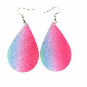 All 5 for $15 or $5 Ea. ❤ Faux Leather Dangle Earrings